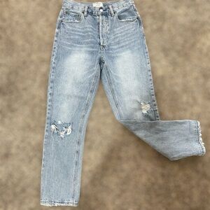 Twelve by ontwelfth Jeans Women's 26 Blue Stone Wash High Rise Jegging Jeans